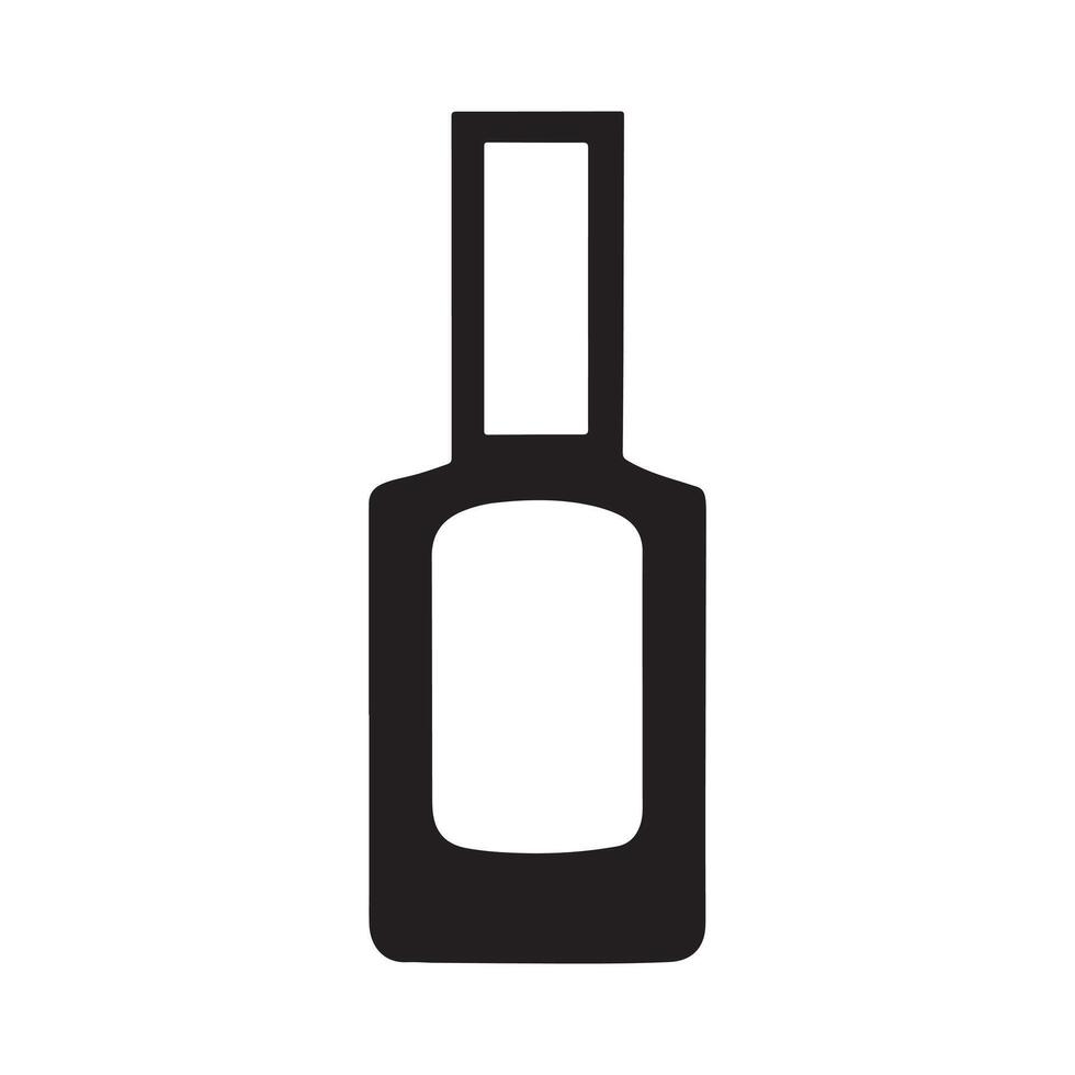 A bottle of perfume on a white background vector