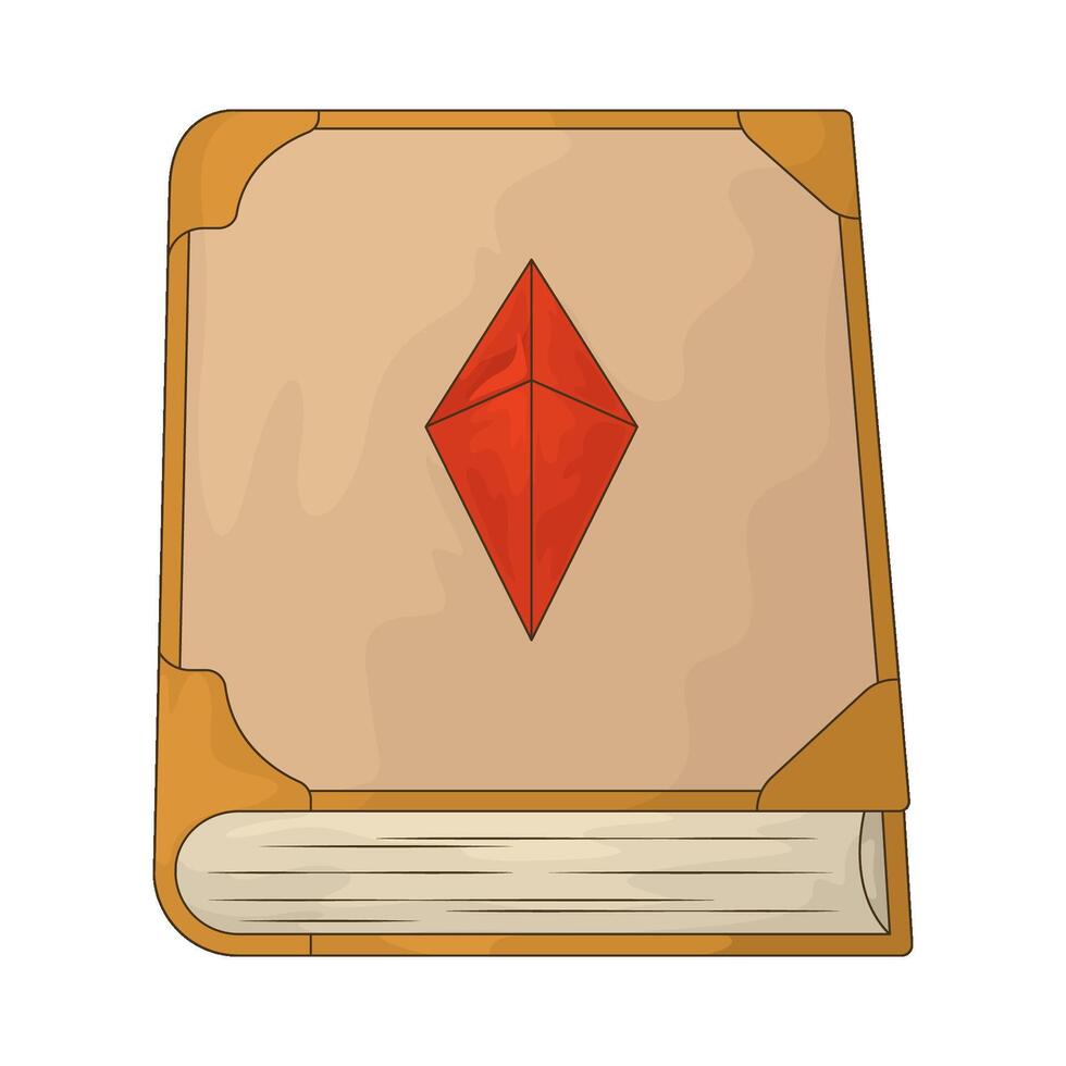 Medieval book illustration vector