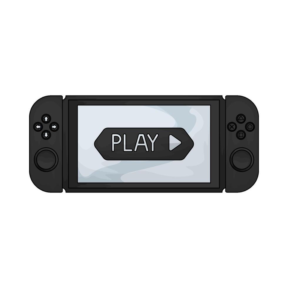 play sign on game controller vector