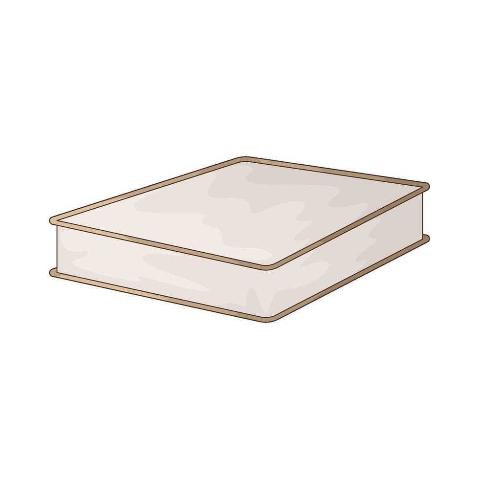 white bed illustration vector