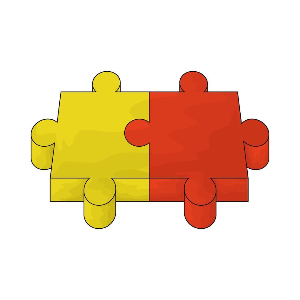 baby puzzle illustration vector