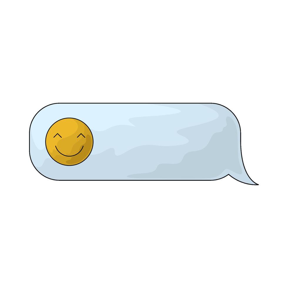 emoji message illustration vector