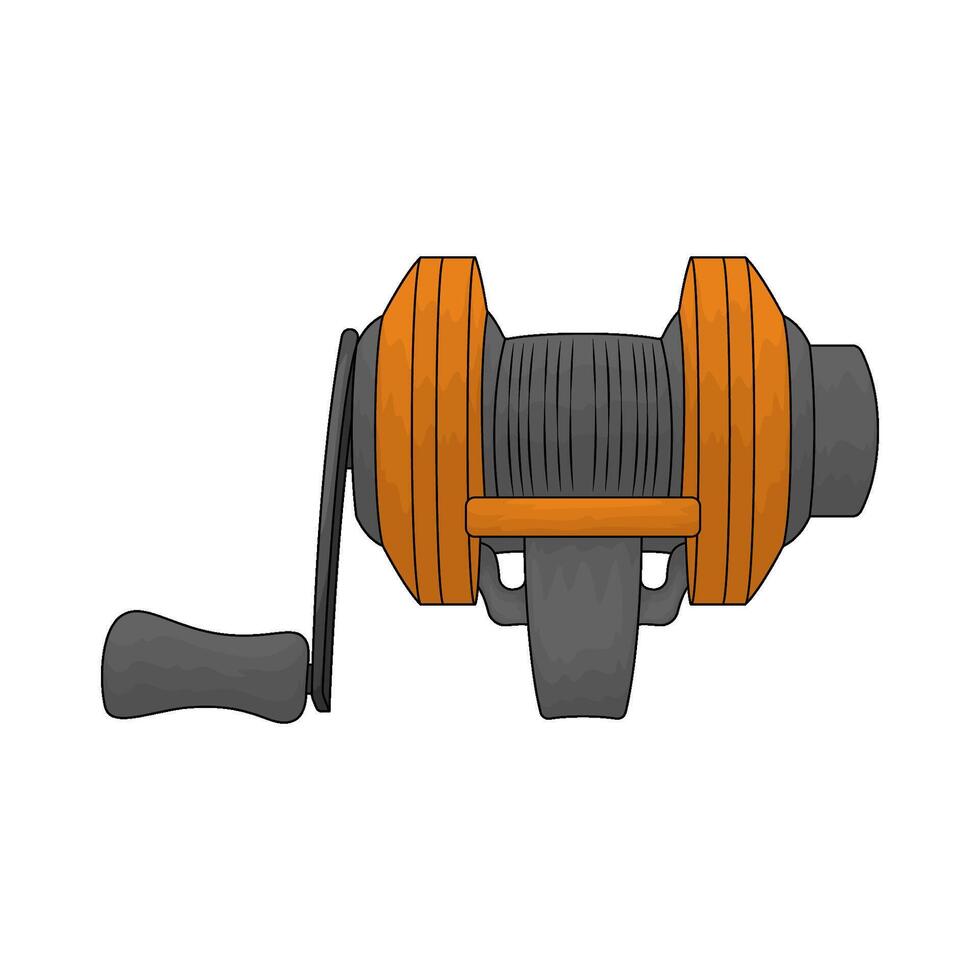 illustration of a fishing reels vector