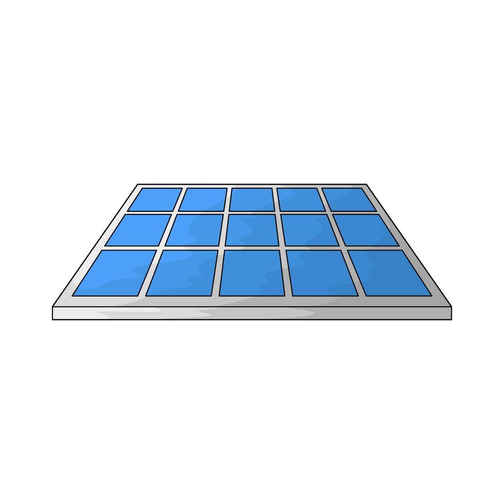 illustration of solar panels vector