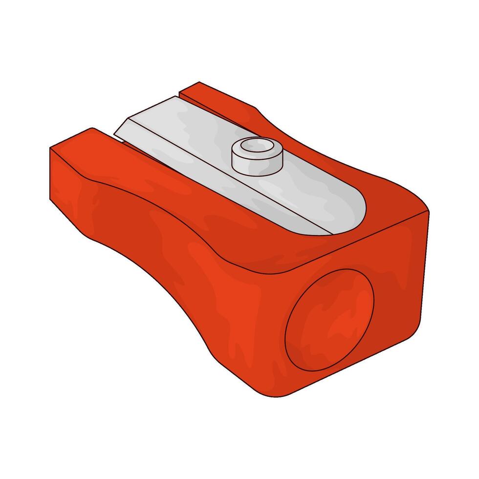 Art pencil sharpener vector
