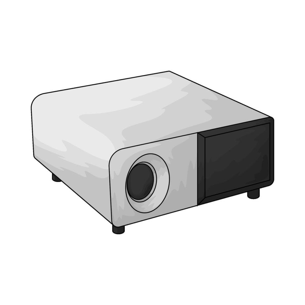 Presentation projector illustration vector