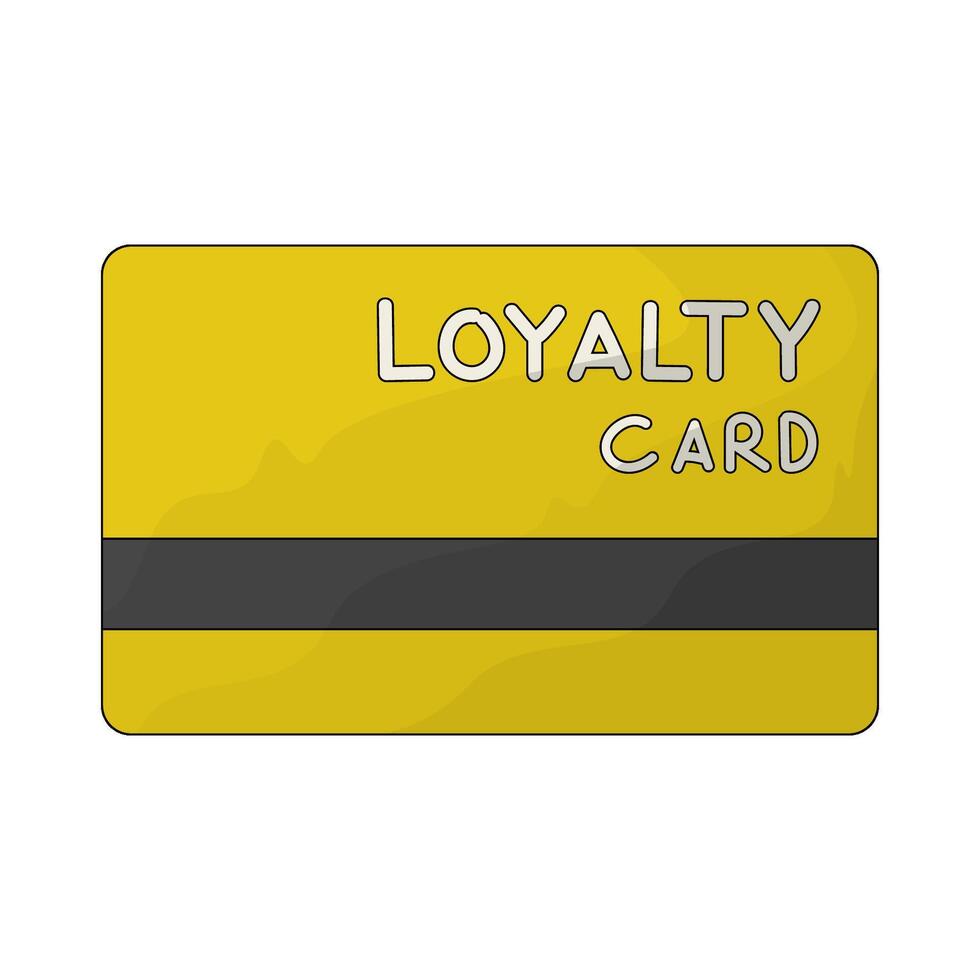 loyalty card illustration vector