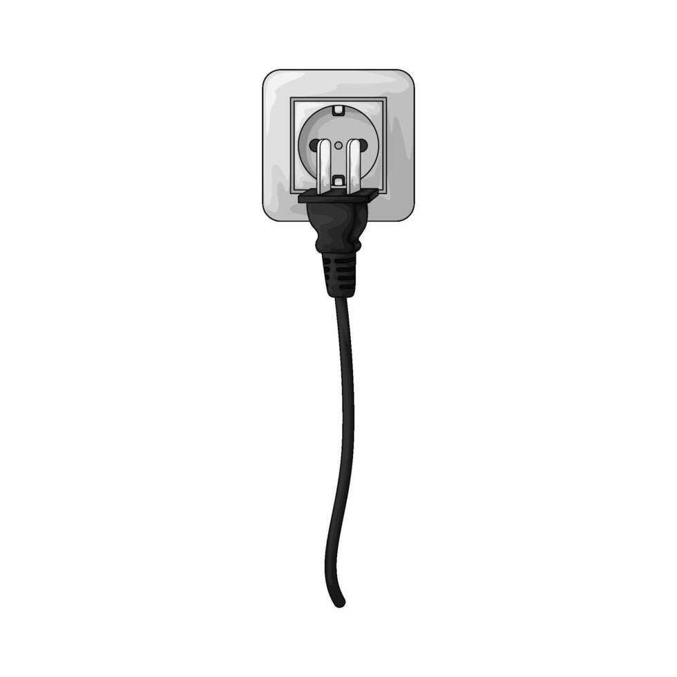 socket and plug vector