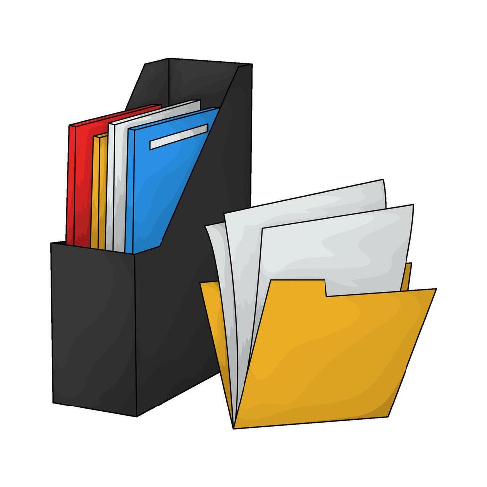 folder and document vector
