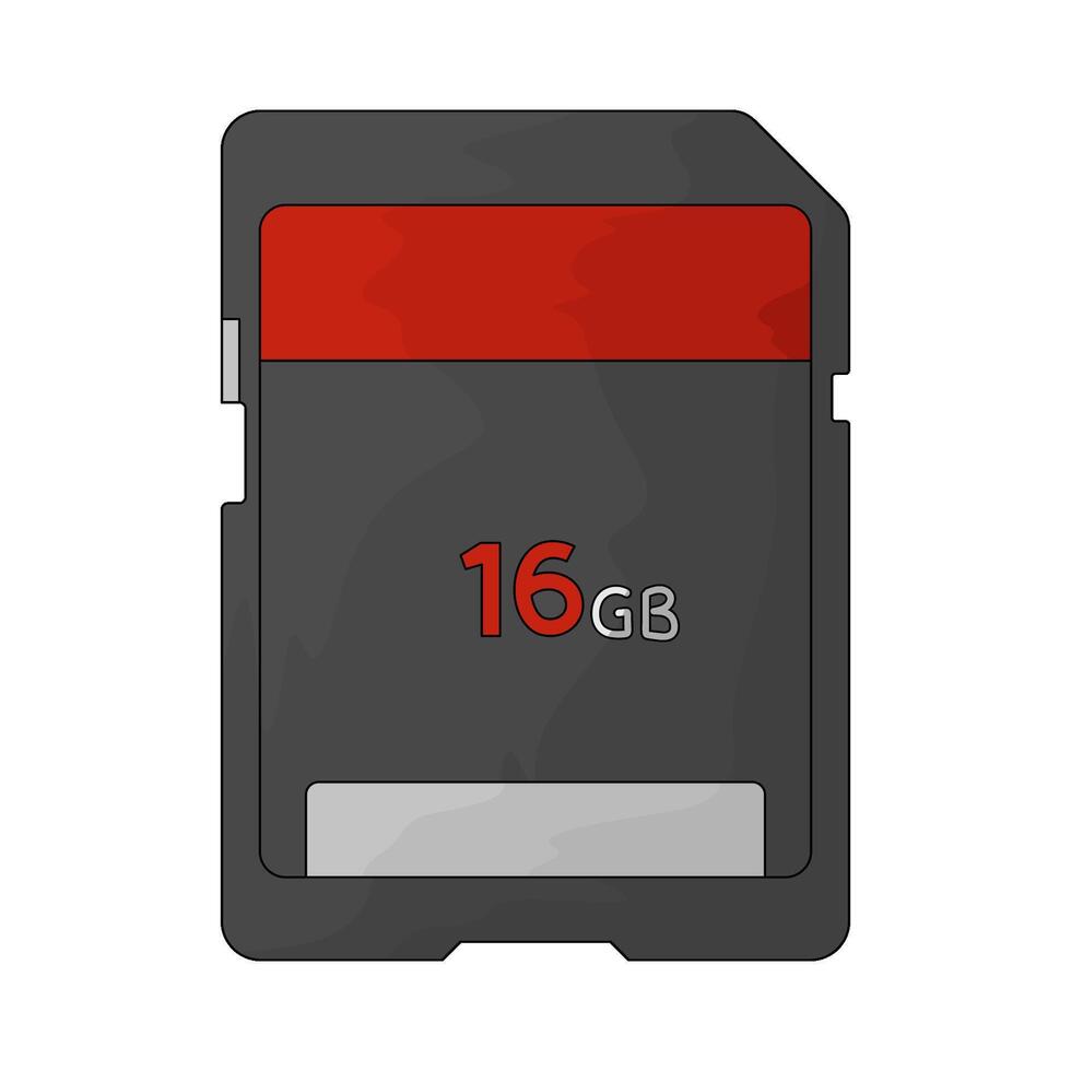 movie memory card vector