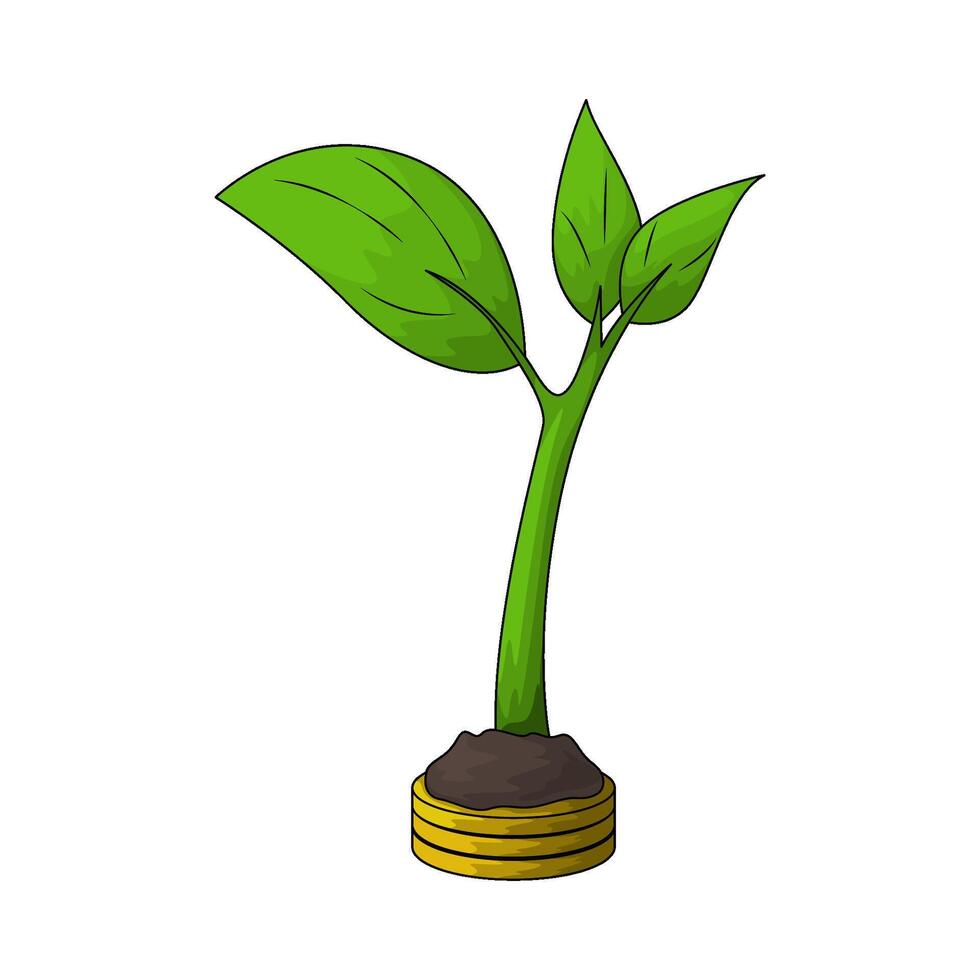 growth investment illustrations vector