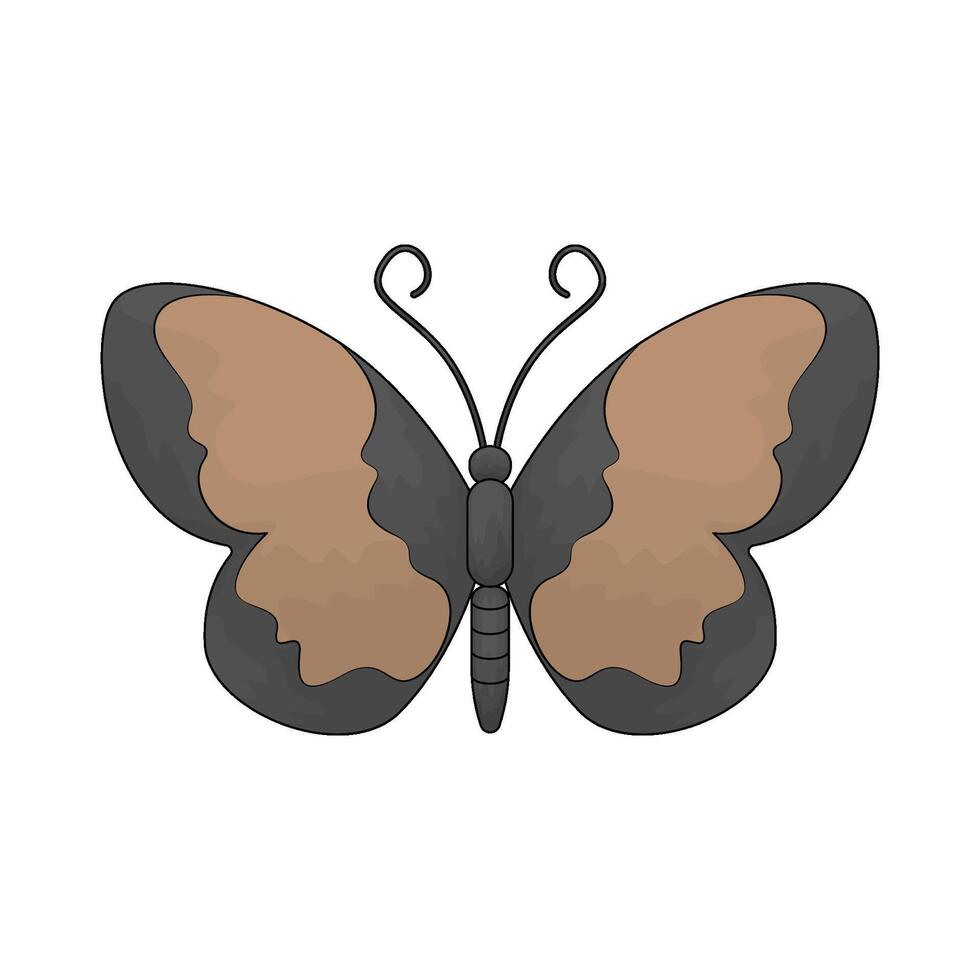 cute butterfly illustration vector