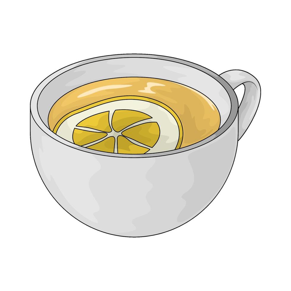 hot lemon illustration vector