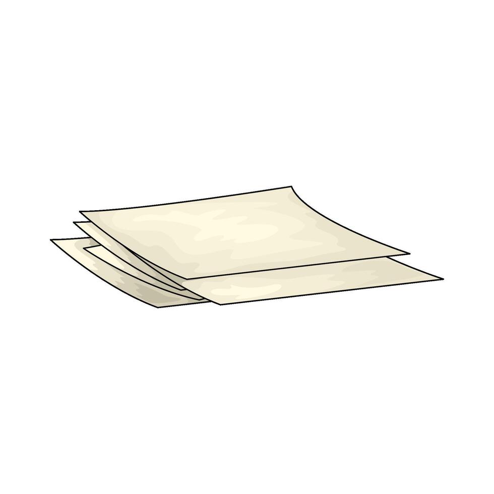 stacked papers illustration vector