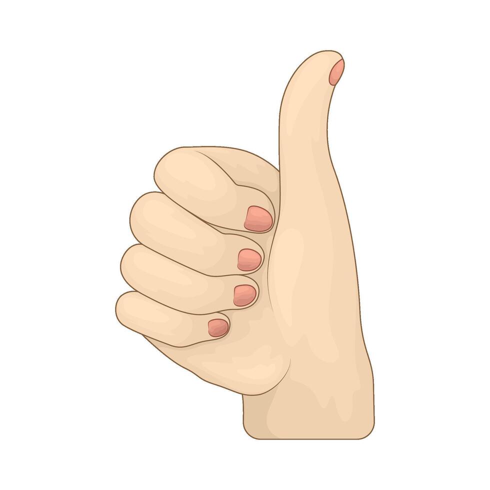 hand like illustration vector