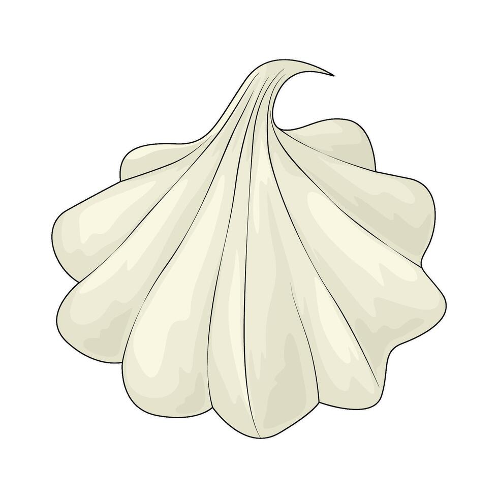 Sweets whipped cream vector