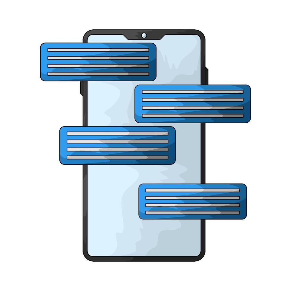 illustration of a message vector