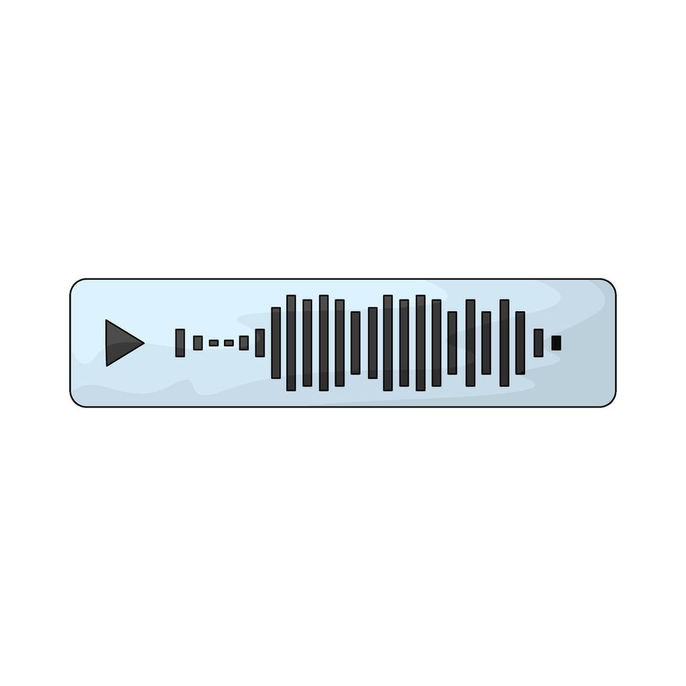 voice message illustration vector