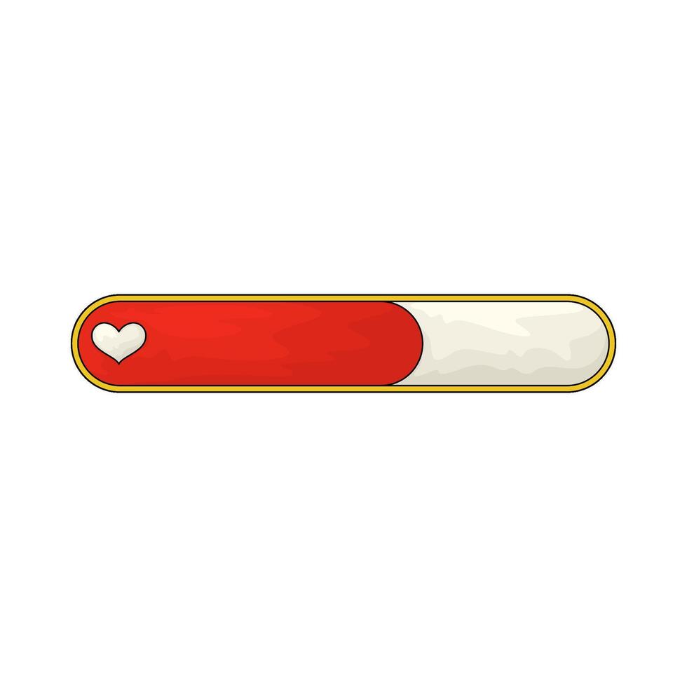 Game life bar vector