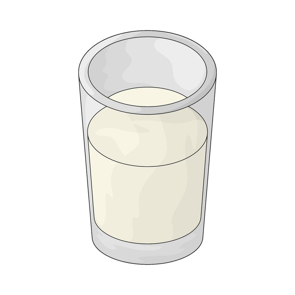 fresh milk ciup vector