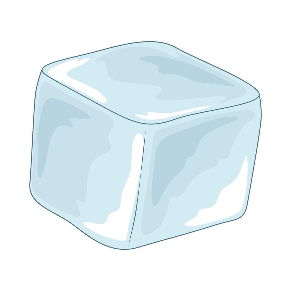 Party ice cubes vector
