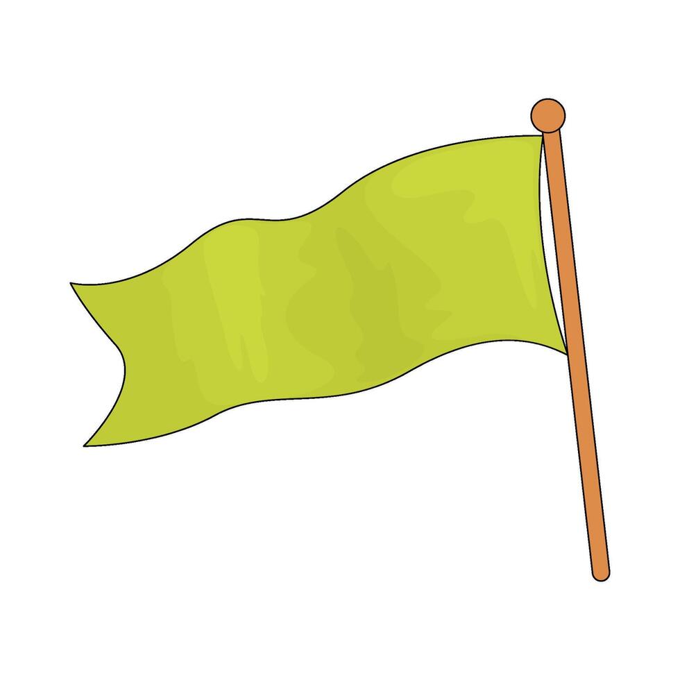 illustration of a flag vector