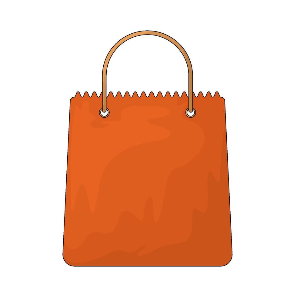 Delivery bag illustration vector