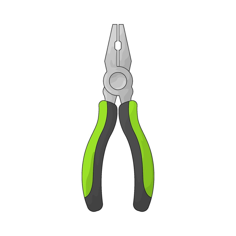 illustration of a construction pliers vector