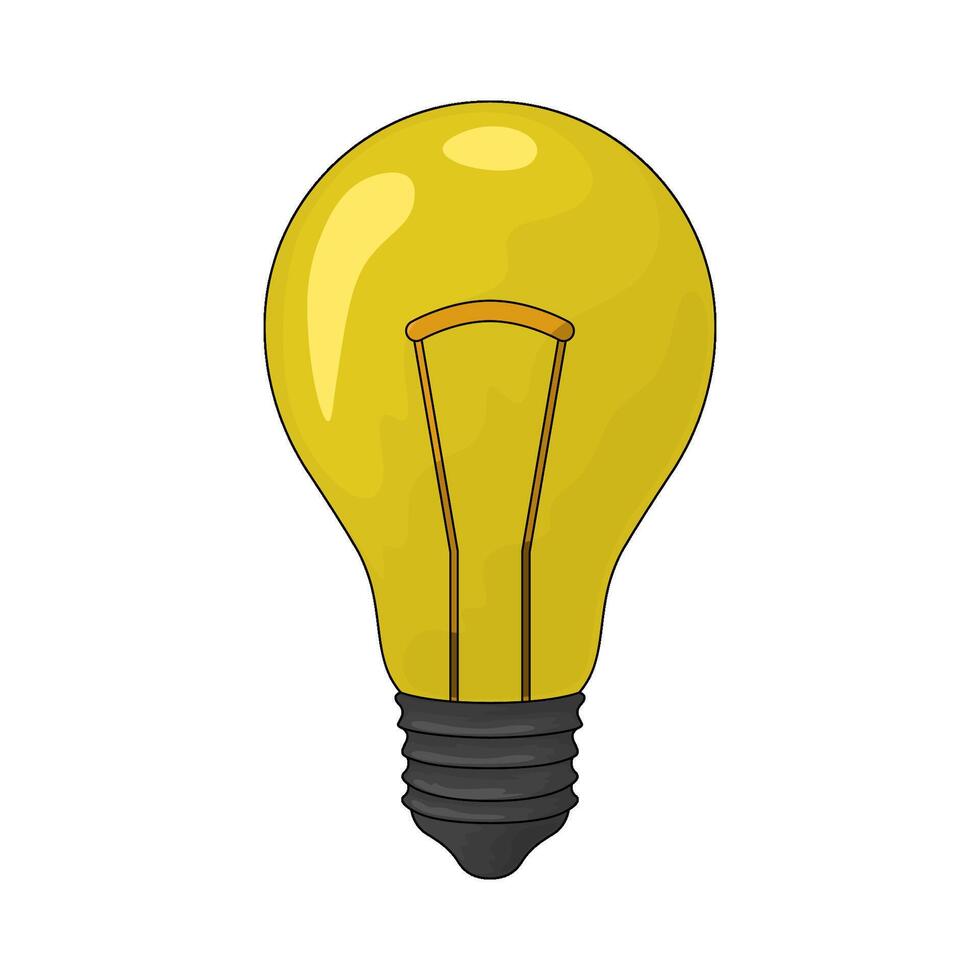 illustration of a lamp vector