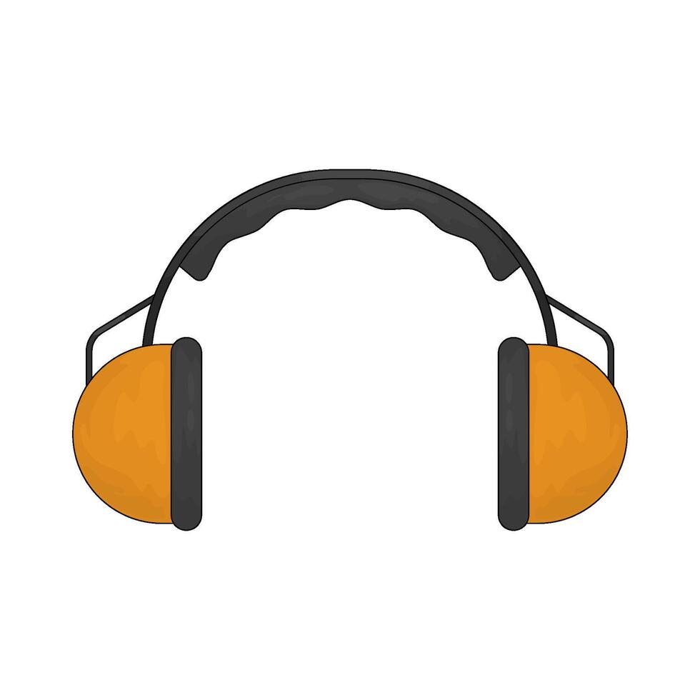 safety ear protection vector