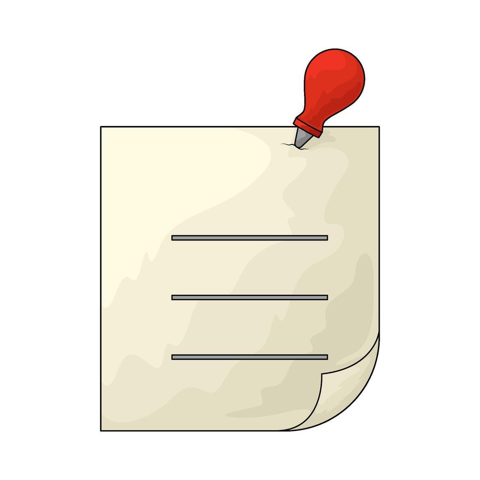 illustration of a notepads vector