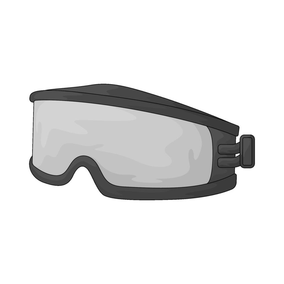 worker safety goggles vector