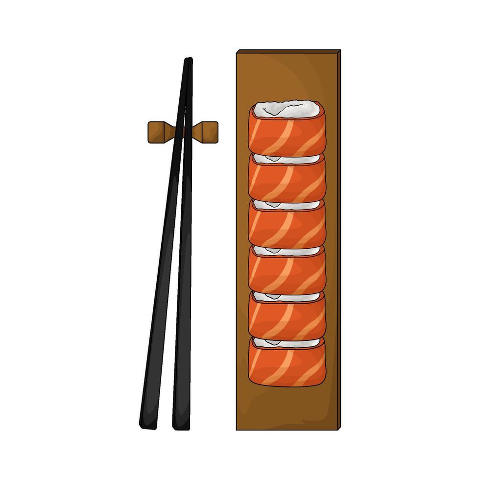 Easy and Delicious Sushi vector