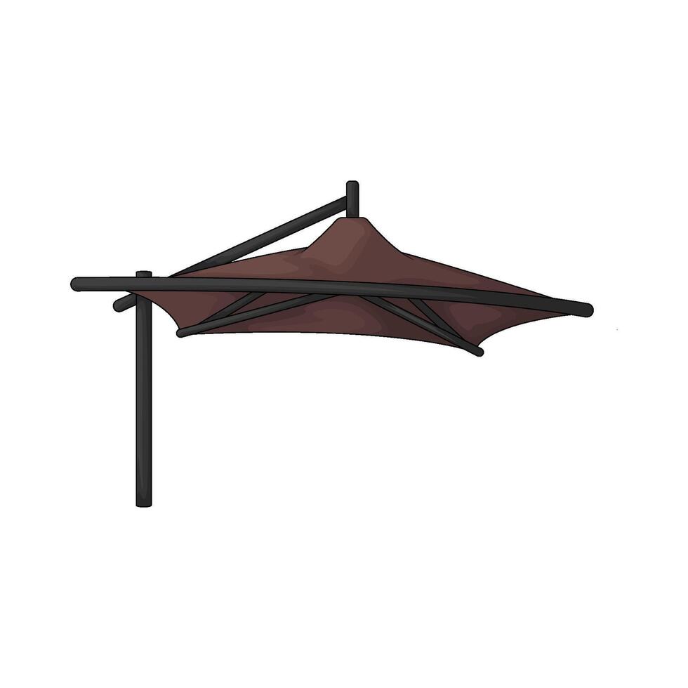 Canopy tent illustration vector