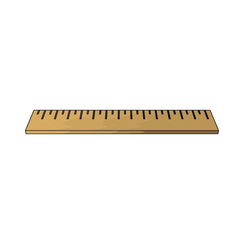 illustration of a ruler vector