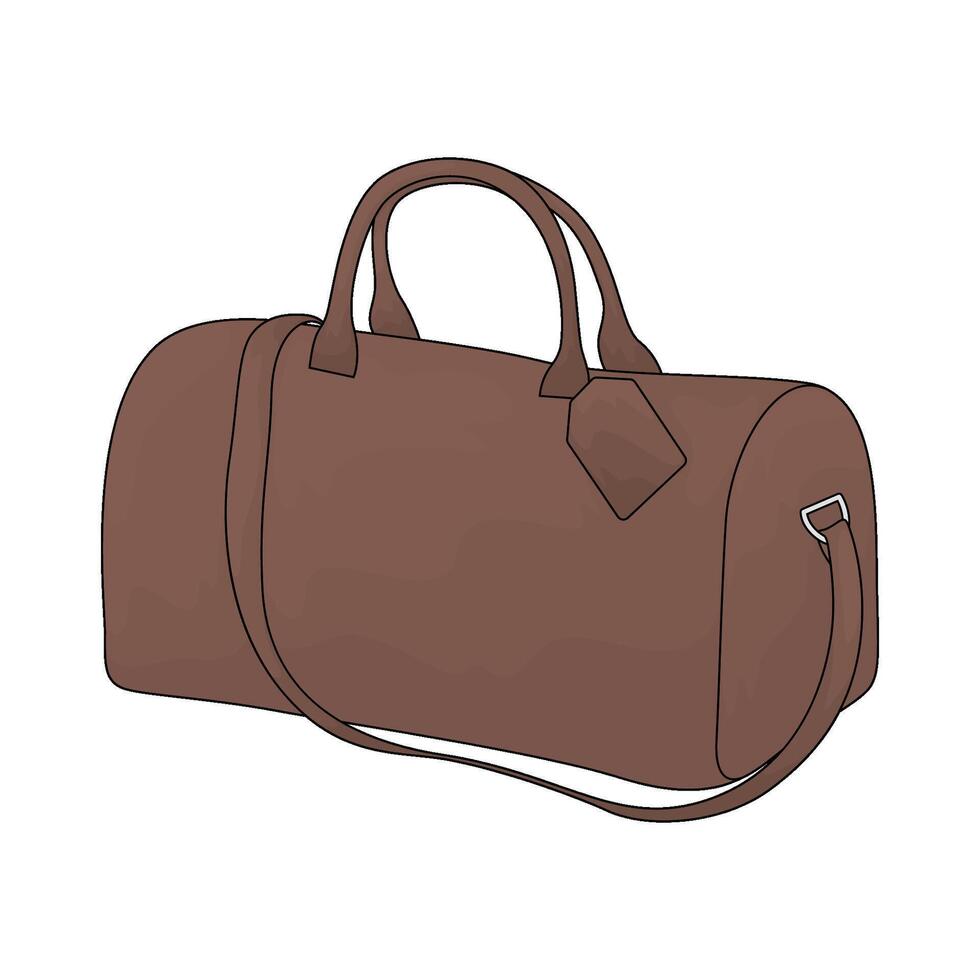 travel baggage illustration vector