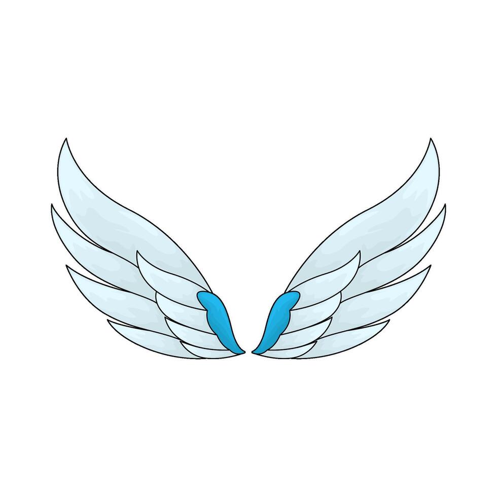 Motivation wings illustration vector