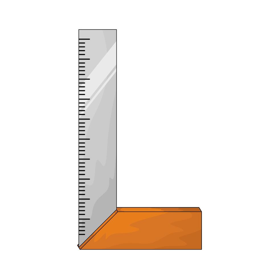 construction ruler illustration vector