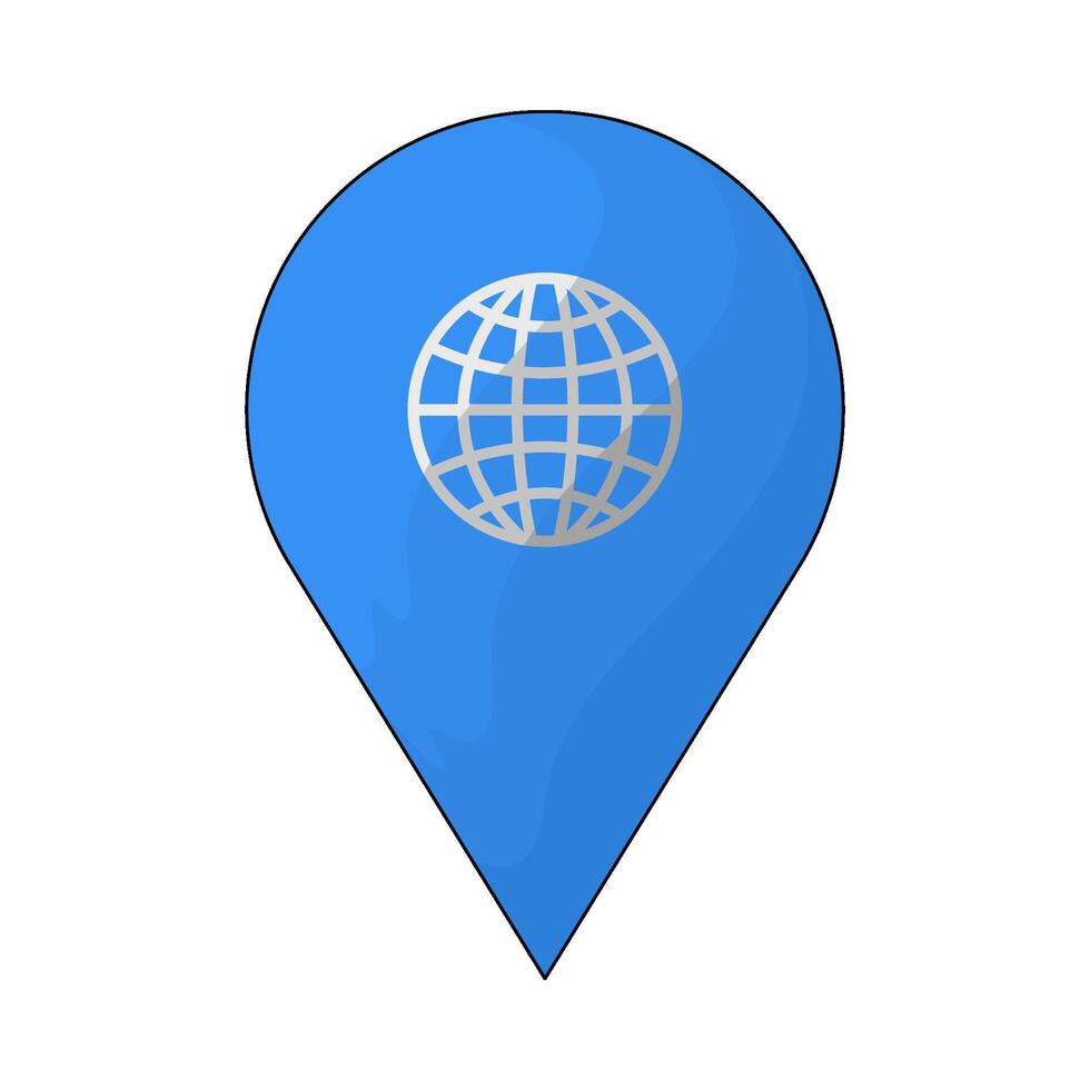 internet location illustration vector