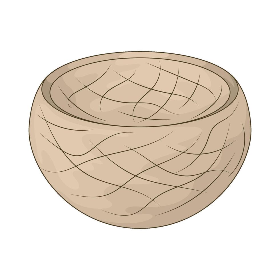 Nature bird nest vector
