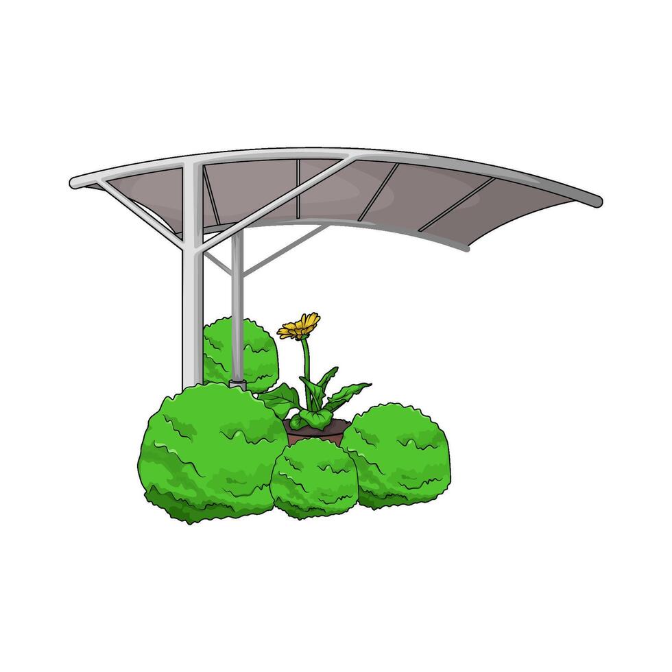 illustration of Pop Up Canopy vector