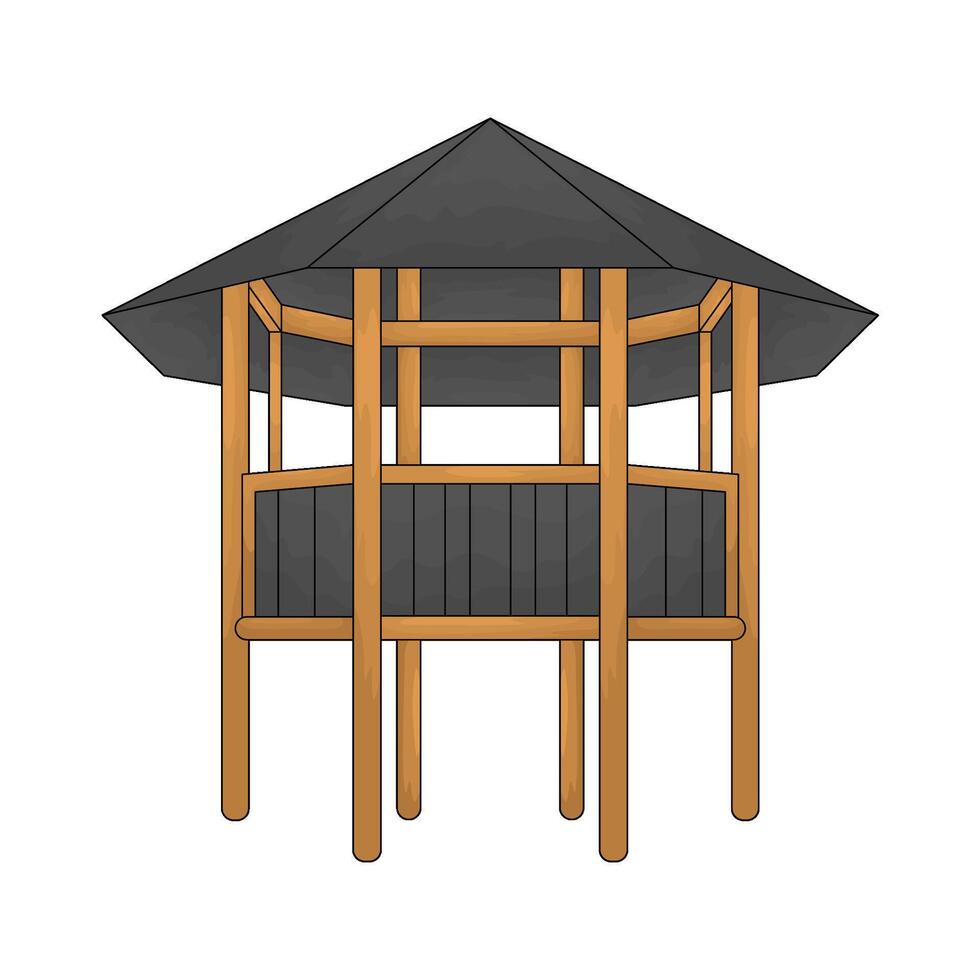 Real Estate gazebo vector