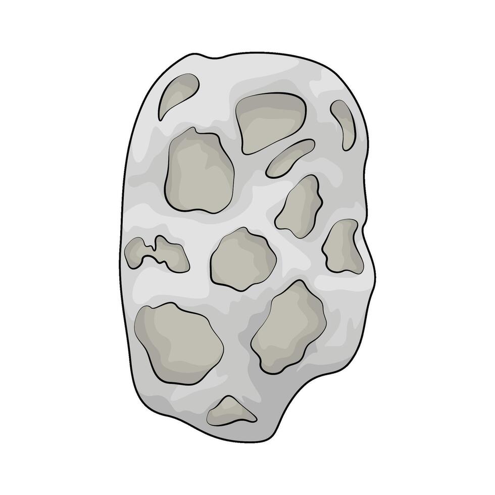 beach rocks illustration vector