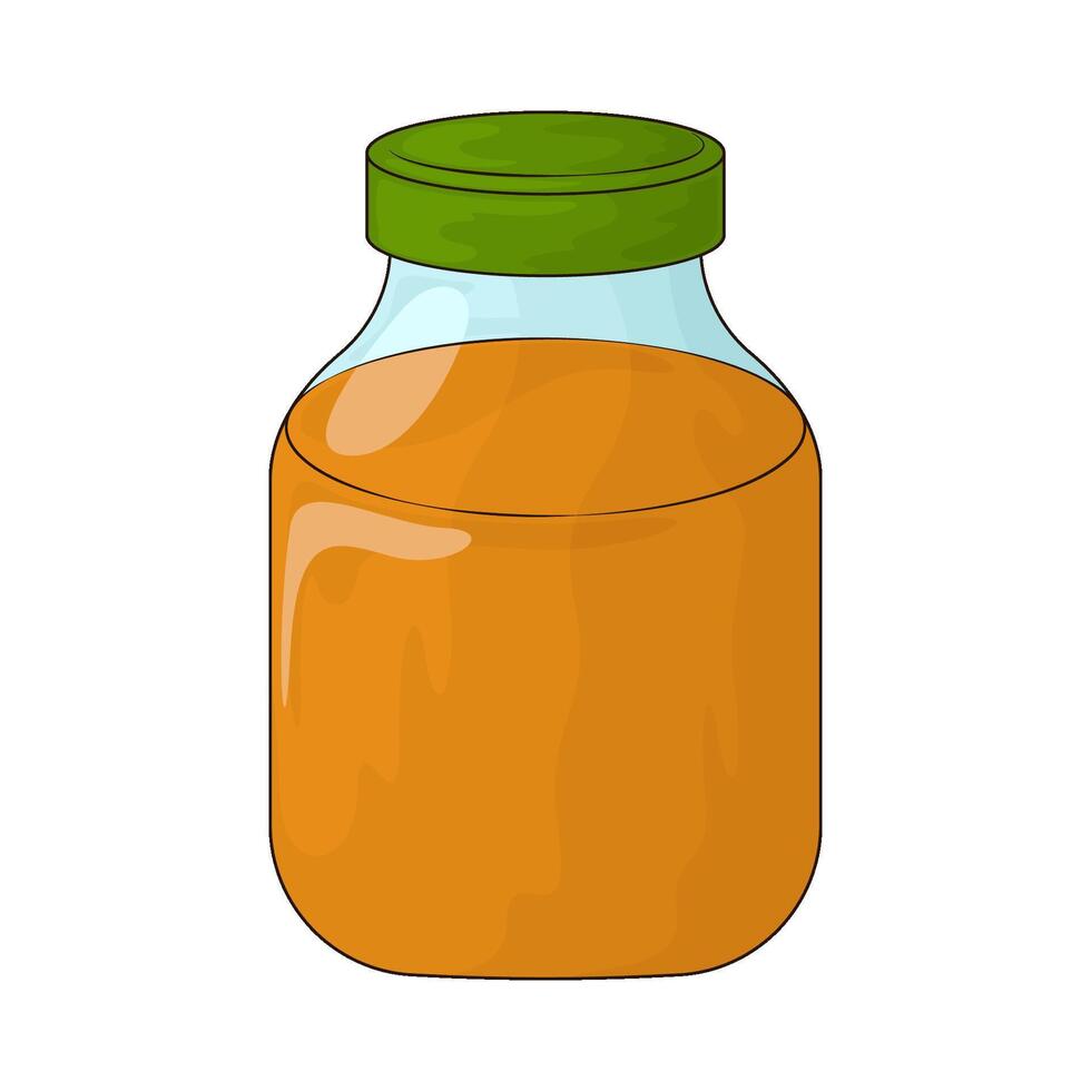 Eco juice bottle vector