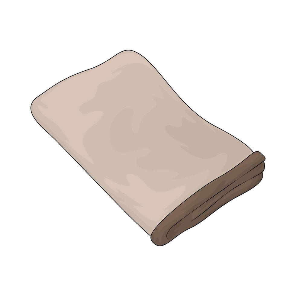 Pet towel illustration vector