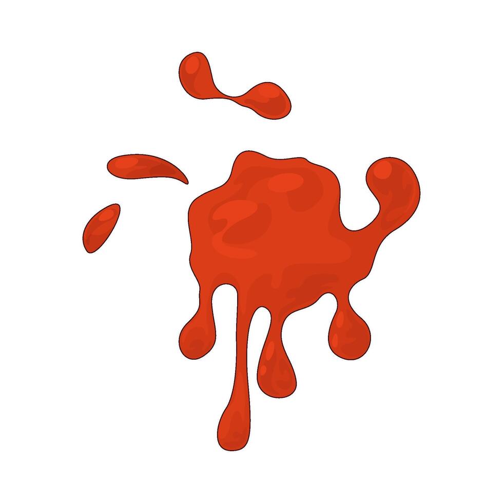 blood spots illustration vector