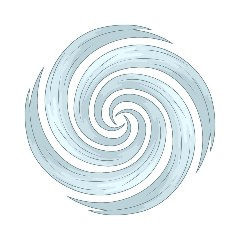 illustration of a cyclone vector