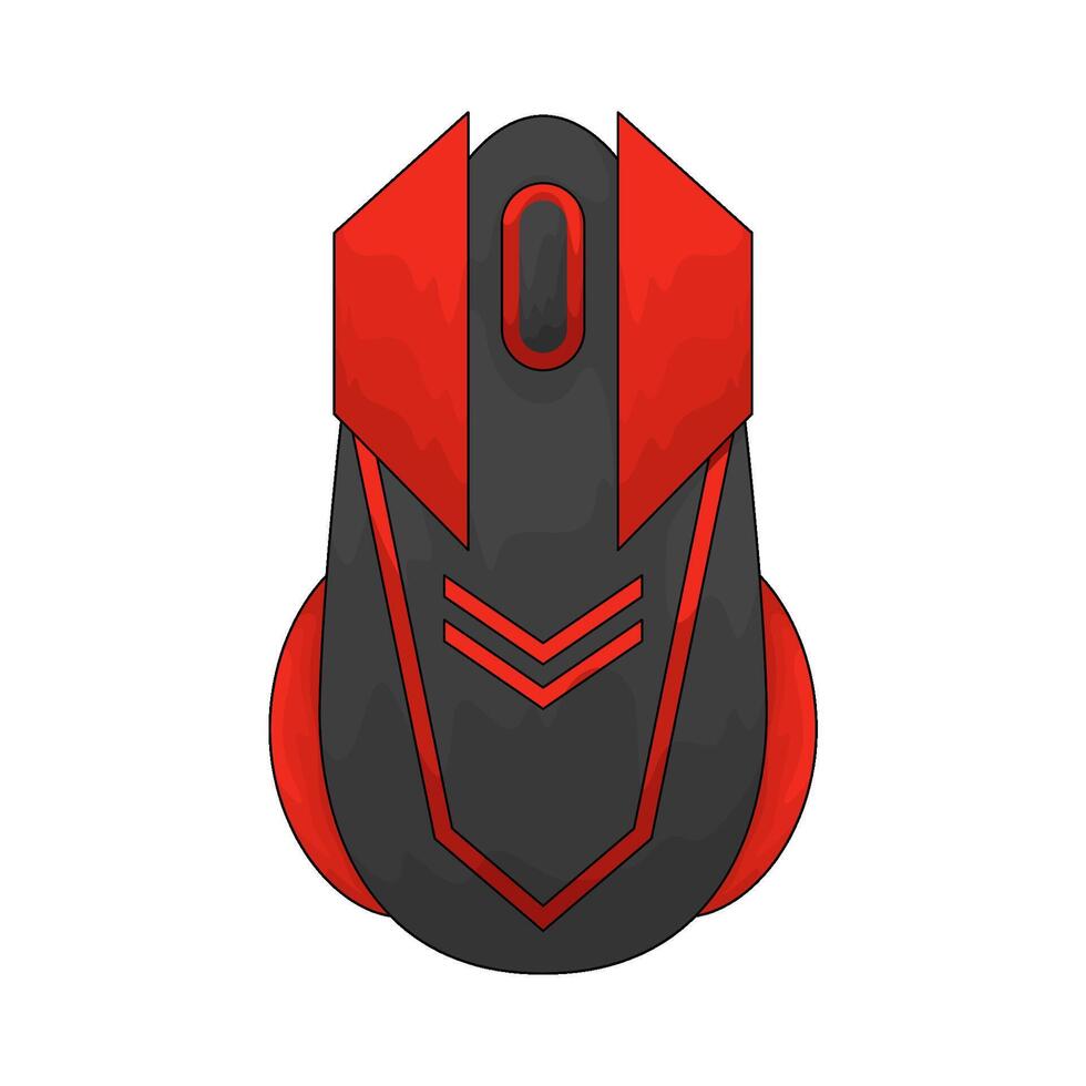 Gaming mouse illustration vector