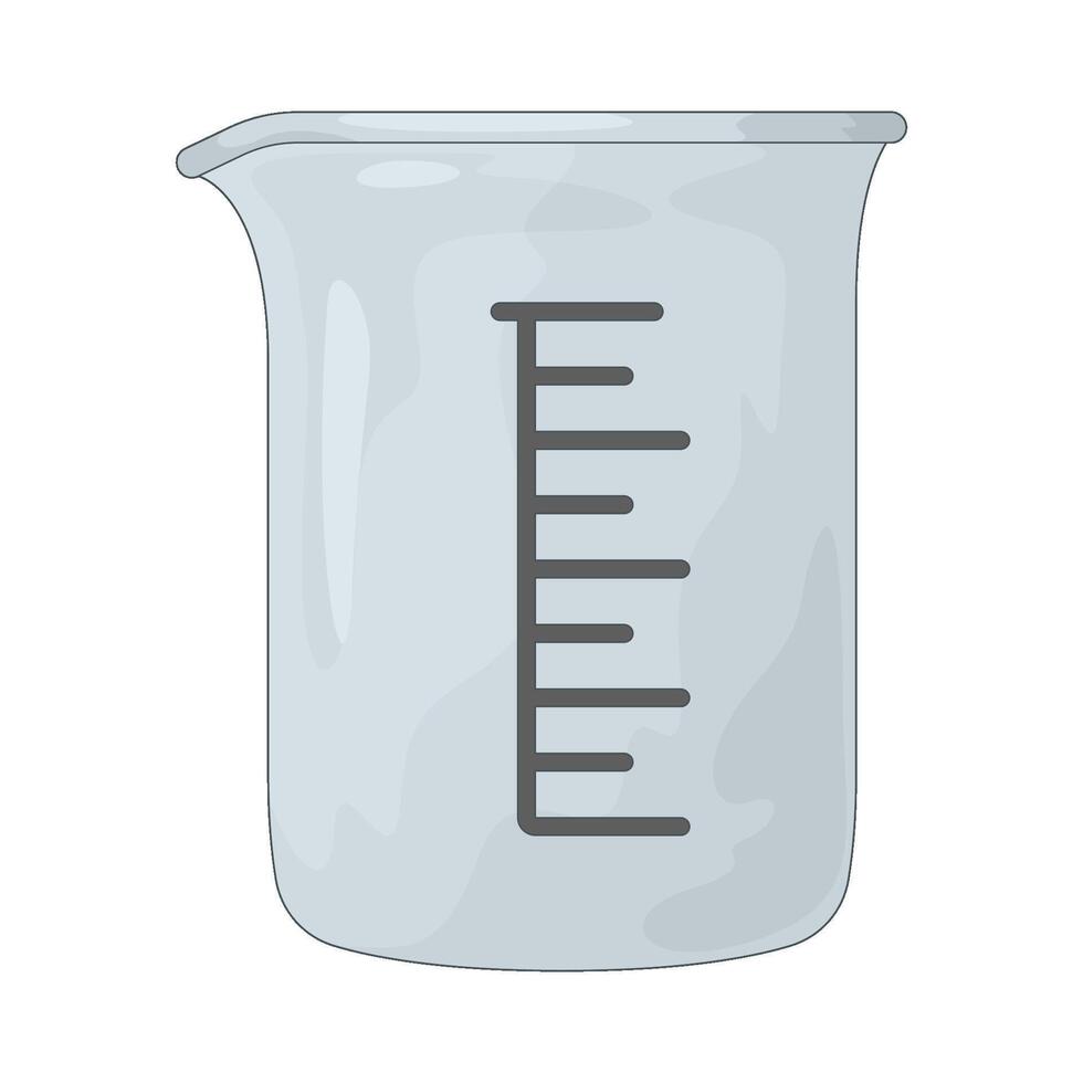 Lab beaker illustration vector