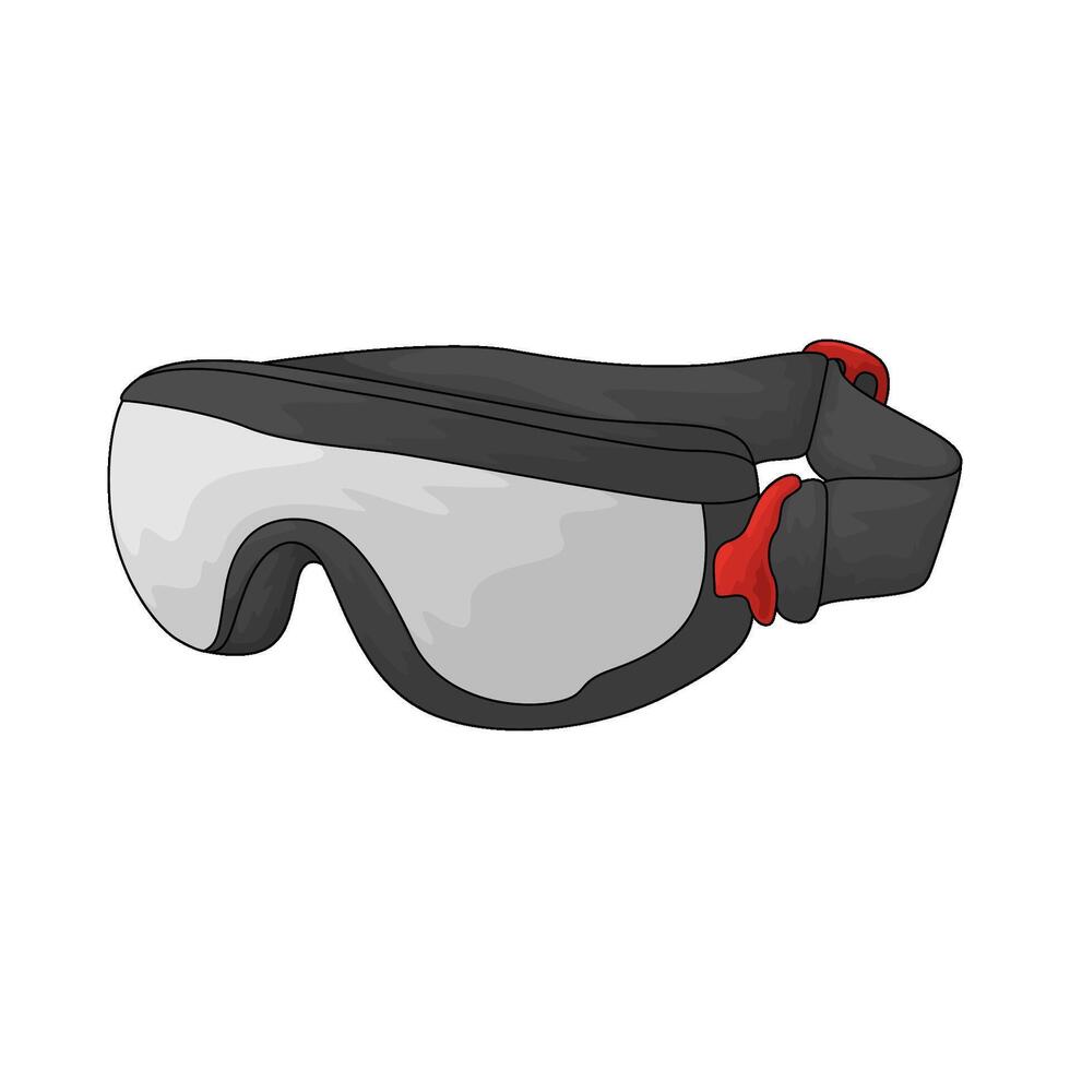 illustration of a Safety goggles vector